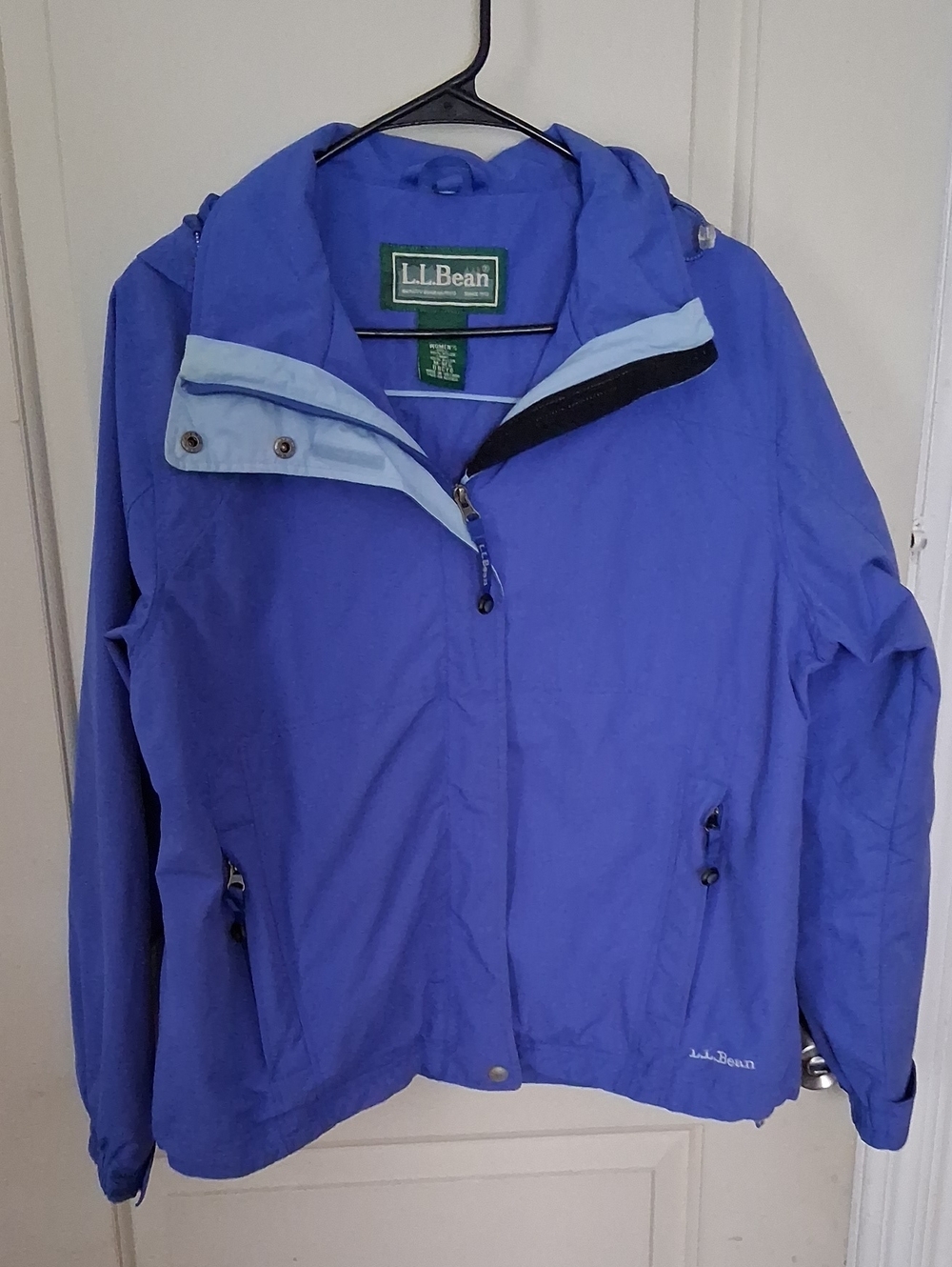L.L. Bean Women's Royal Blue Hooded Ski Jacket